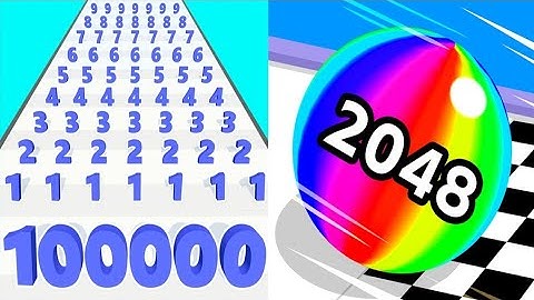 Number Master VS Ball Run 2048 - All Levels Gameplay Android iOS Ep 1