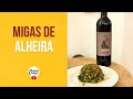 Migas de alheira com grelos