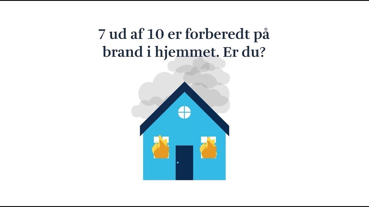 Er du forberedt på brand i hjemmet? 112-brandslukker og røgalarm | Forebyg skade | Alm. Brand