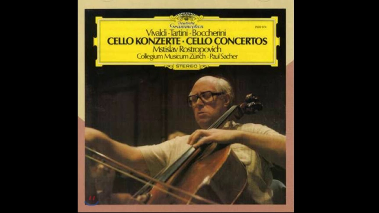 Assista a Mstislav Rostropovich - Vivaldi : Cello Concerto In G R.413 no YouTube Assista a Mstislav Rostropovich - Vivaldi : Cello Concerto In G R.413 no YouTube