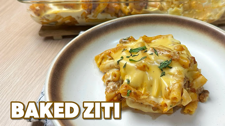 BAKED ZITI PASTA
