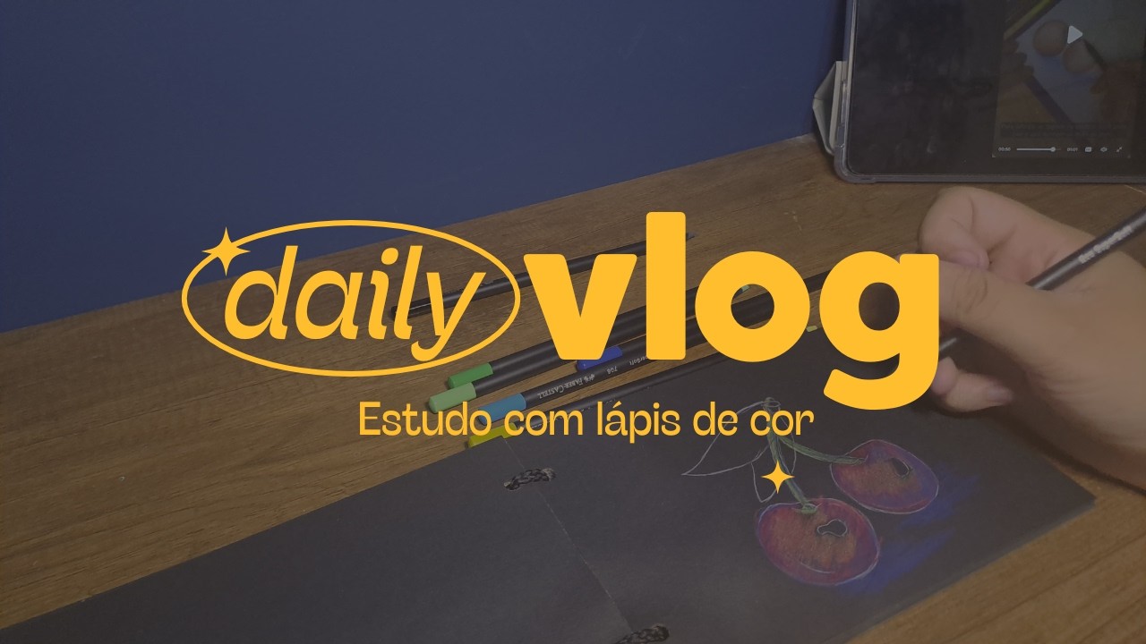 Começando meu ESTUDO com LÁPIS DE COR 🎨 do zero ao resultado!