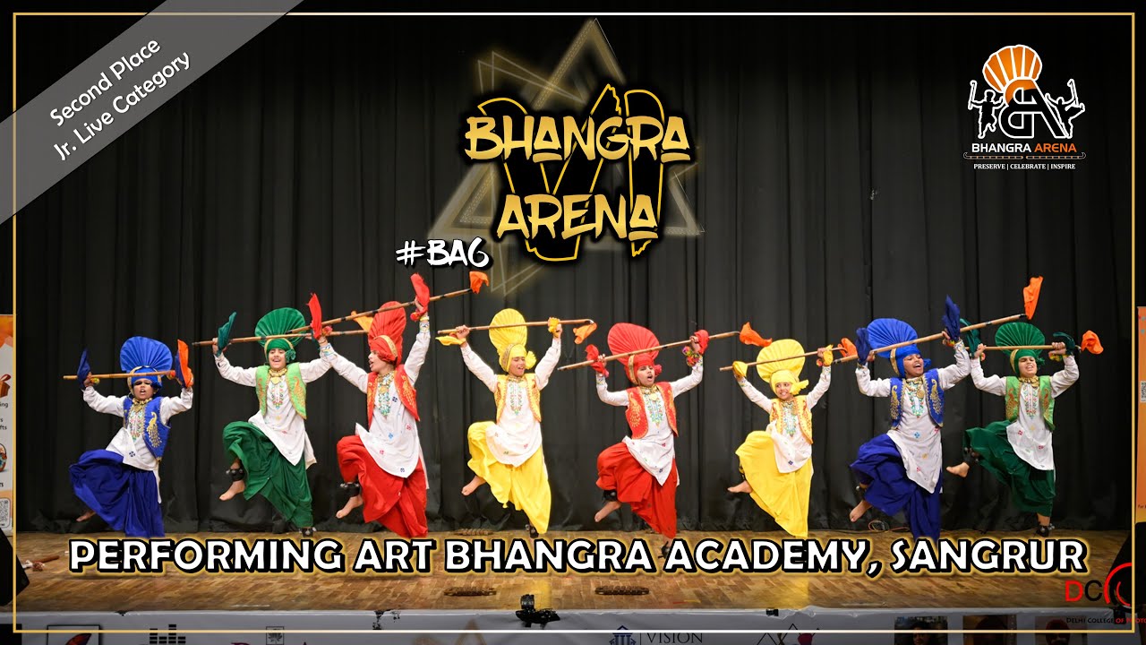 Performing Art Bhangra Academy, Sangrur || Junior Live Category || Bhangra Arena 6 (2025)