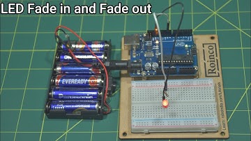 How to make a led fade in and fade out project | Multipurpose arduino starter kit