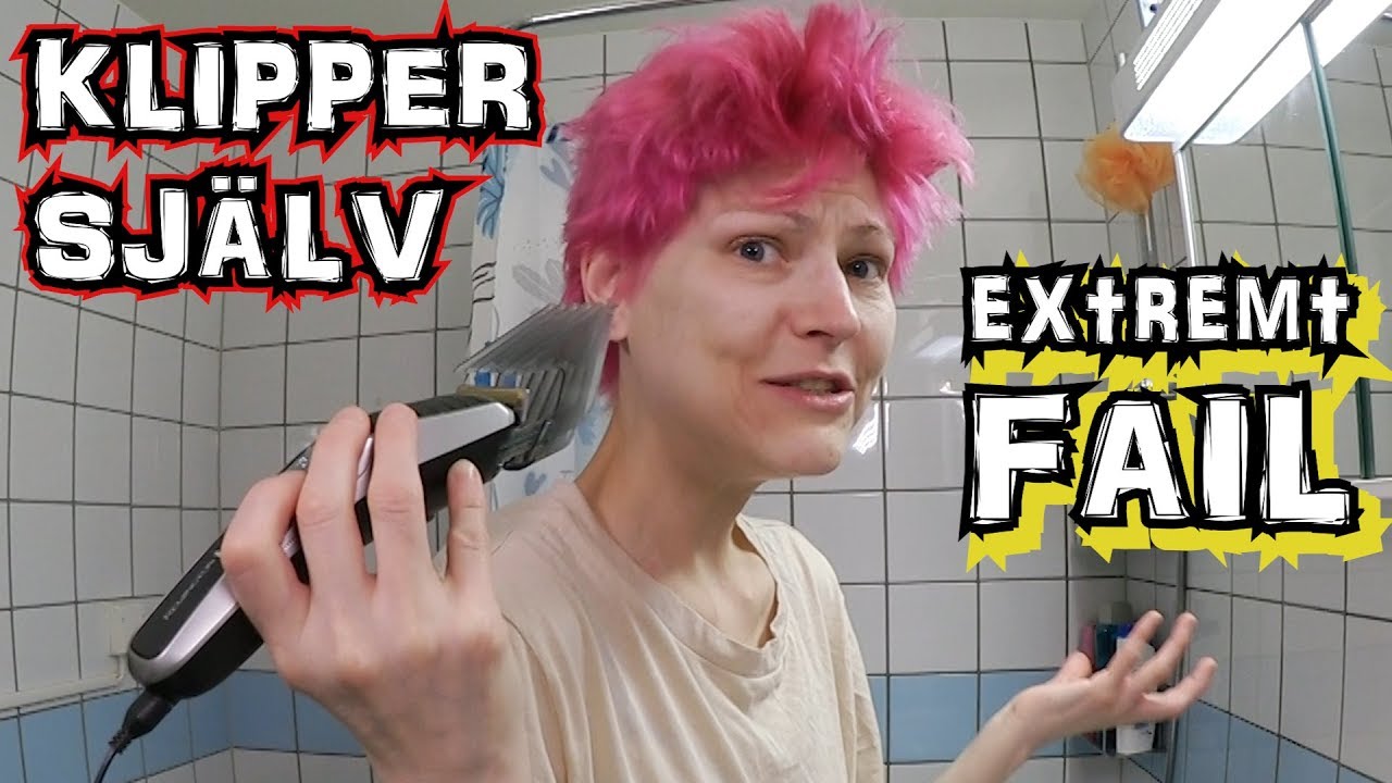 Klipper håret själv hemma | Extreme fail | Rena skräckfilmen för frisörer! 😂