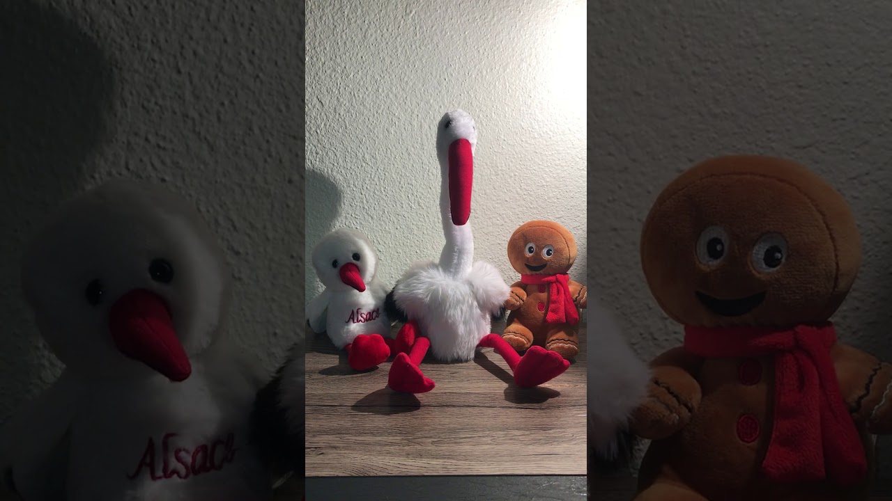Peluche Cigogne Interactive Qui Parle Et Danse – Répète Tout Ce Que Tu Dis – Cadeau Rigolo Pour Enfants (3+)