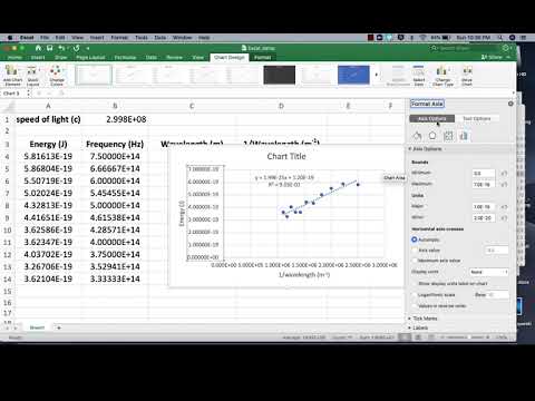 Formatting your XY-scatter plot