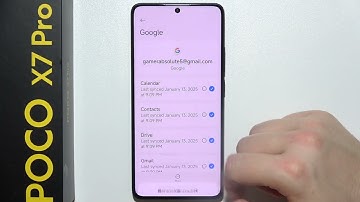 POCO X7 Pro: Remove Google Account