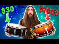 $30 vs $1000 Snare Drum!