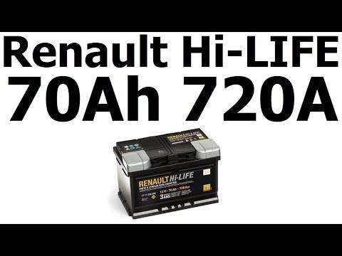 Аккумулятор Renault Hi LIFE 12V 70Ah 720A 7711238598