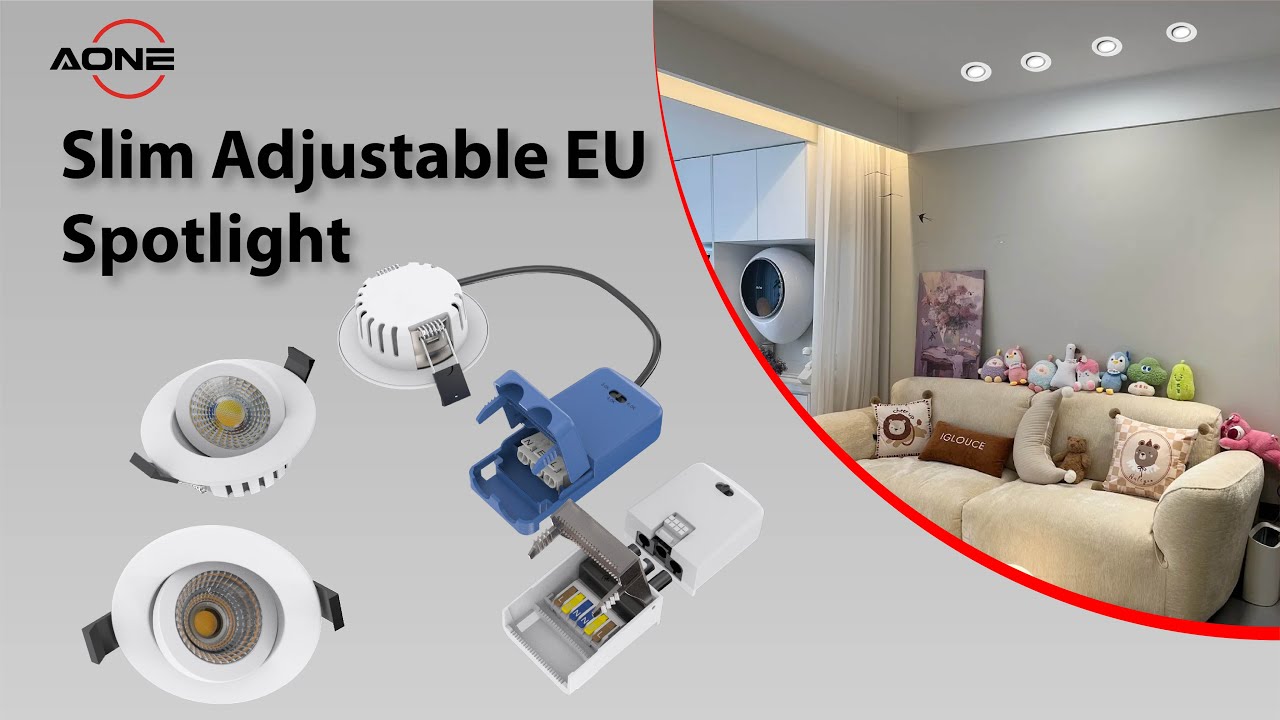 WHAT If a SLIM Spotlight Could Do This? 180° Adjustable • IP65 • Fire-Rated