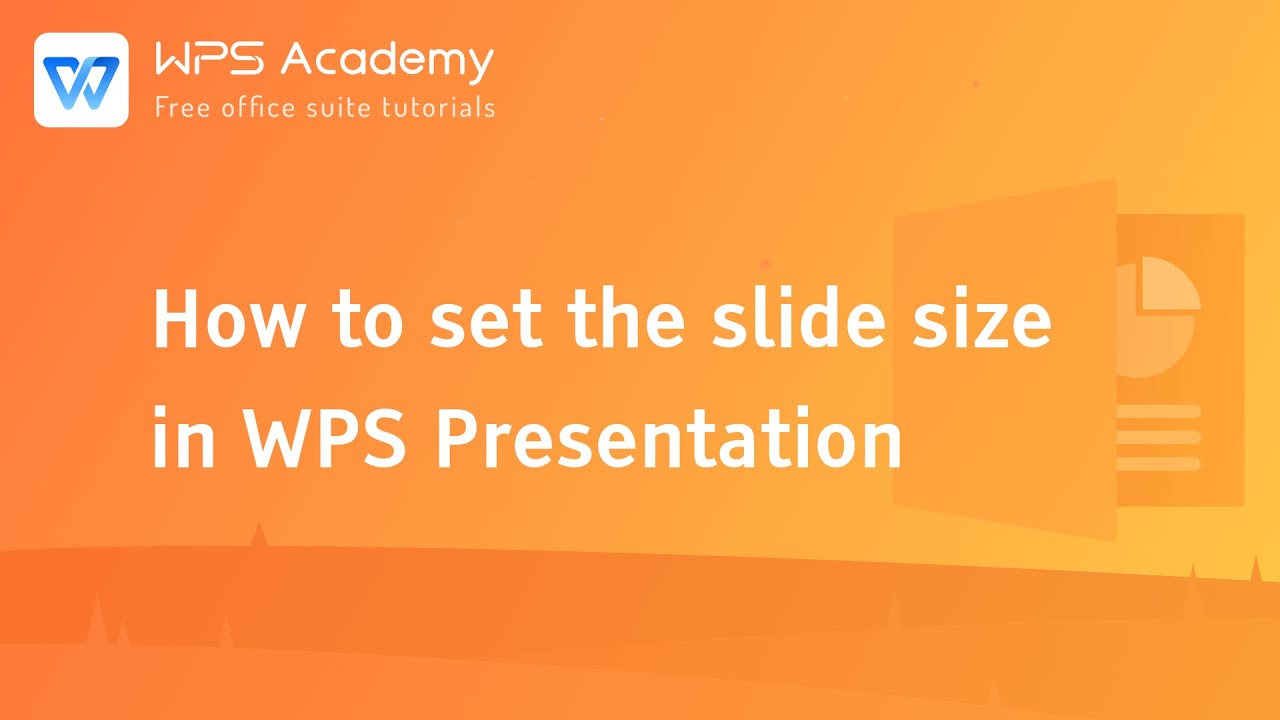 wps presentation paper size