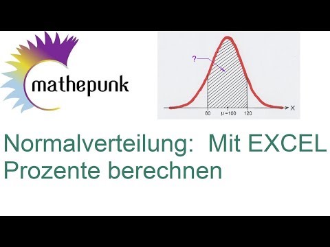 Normal Distribution: Calculating Percentages (Quantiles) with EXCEL