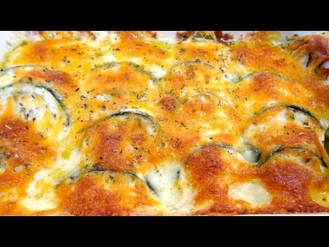 Video: Calabacín Al Horno Con Queso