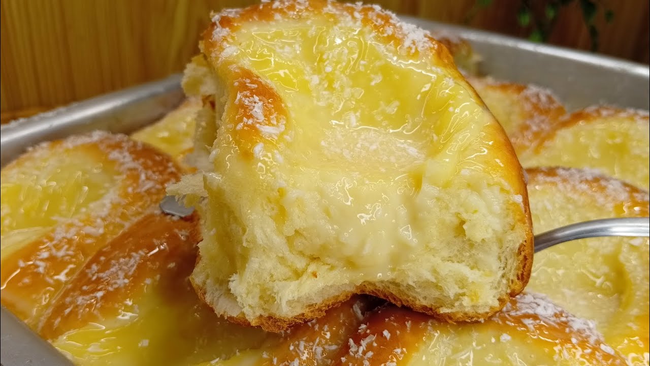 🔥 É DE LAMBER OS BEIÇOS assim você nunca fez - PÃO DOCE RECHEADO QUE ATÉ PARECE UMA NUVEM.