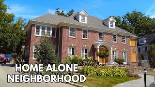 Walking through the "Home Alone" House Neighborhood - Winnetka, Illinois - Kevin sam w domu