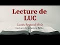 LUC (Bible Louis Segond 1910)