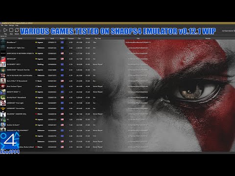 ShadPS4 PS4 Emulator Various Games Tested On The New V0 12 1 WIP