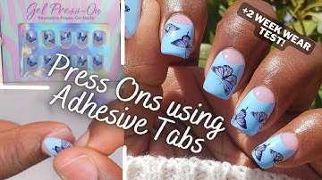 HOW I MAKE MY PRESS ON NAILS LAST 2+ WEEKS! | Sticky Tabs ONLY | BTArtbox 100% Soft Gel Nails |DIY