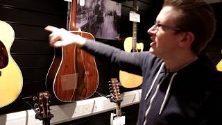 a trio of c.f. martin guitar rooms at peach!