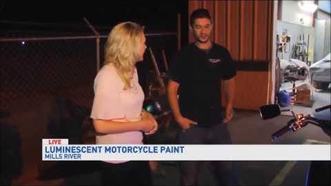 Lumilor "Light up" Motorcycle Featured on WLOS