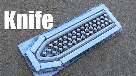 Next Level Ball Bearing Damascus Knife, Blacksmithing and Knifemaking, Forging Knives, Bladesmithing