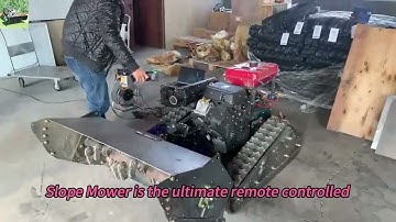 factory direct sales low price USD7700 buy online radio controlled crawler flail mower to Italy