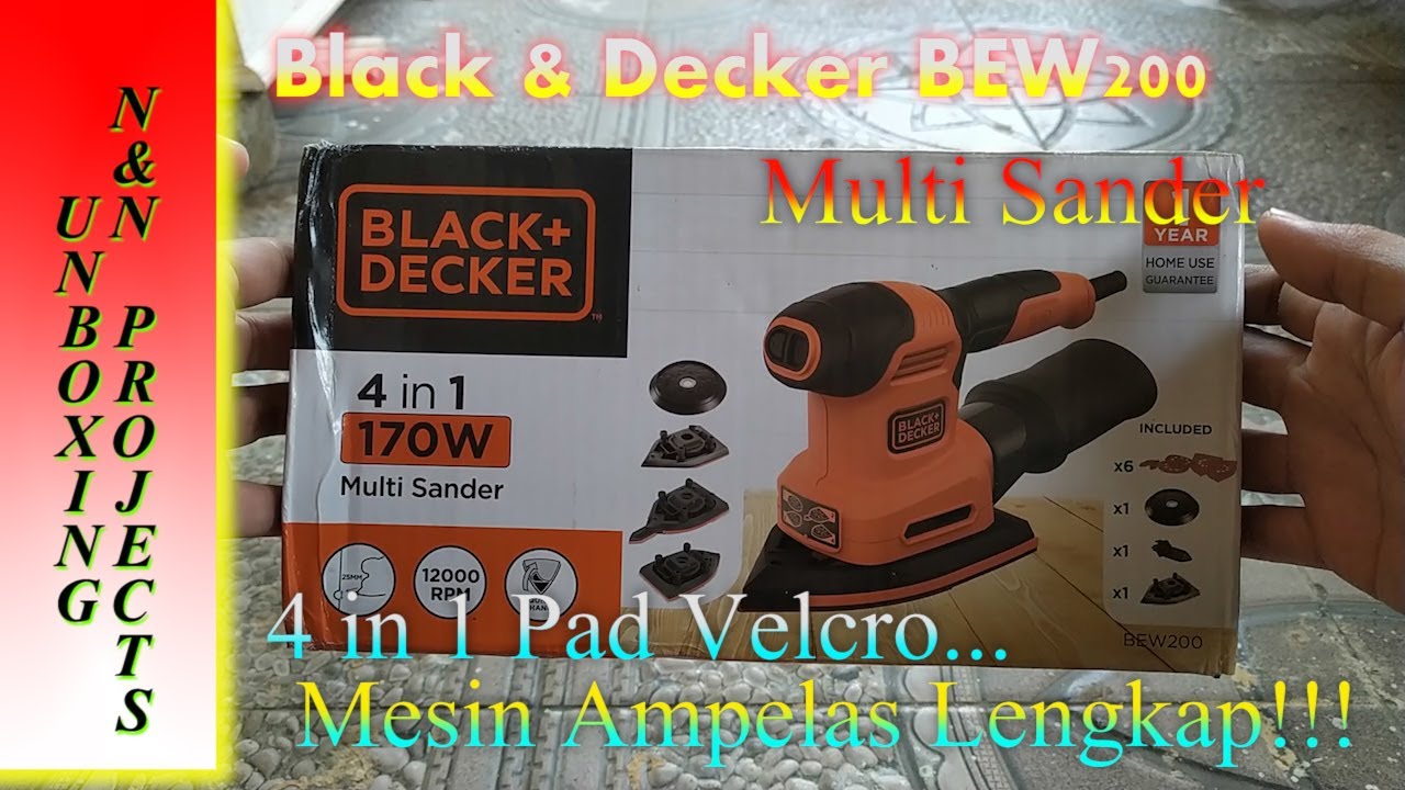 BLACK+ DECKER 4 in 1 Multi Sander