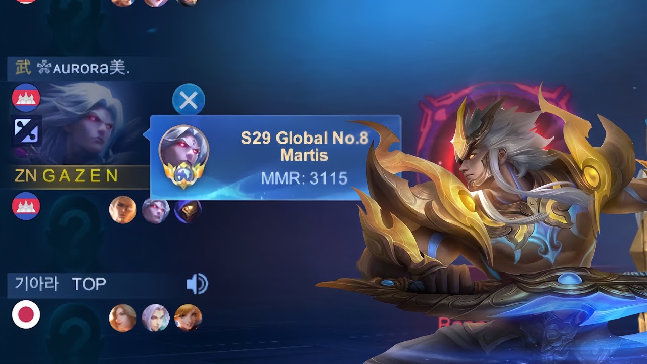 Martis no.8 global gameplay 🔥🇰🇭