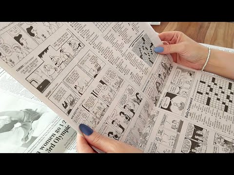 ASMR Newspapers in the Morning • No Talking