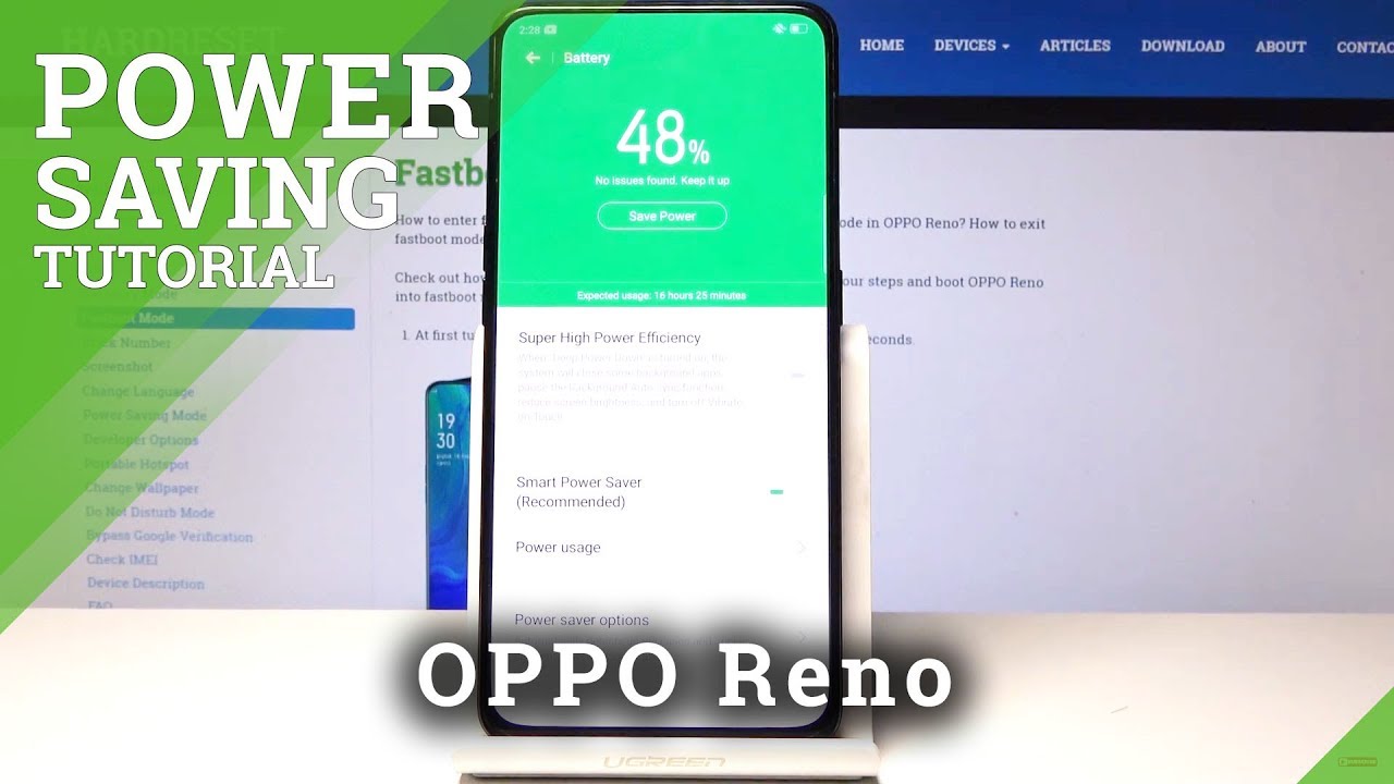 How to Enable Power Saving Mode in OPPO Reno - Low Power Solution