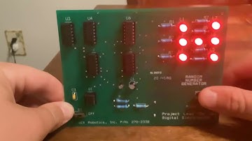 Digital Electronic Random Number Generator.
