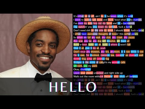 André 3000 verse on Hello | Rhymes Highlighted
