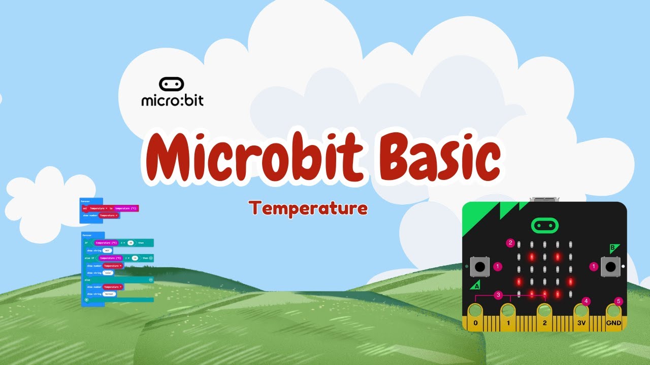 Microbit Basic - Temperature - Navila 7A - YouTube