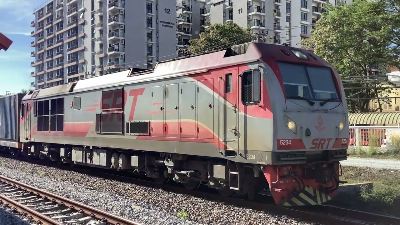 QSY.5234 ขบวนรถสินค้า ผ่านพระจอมเกล้า | Freight Train PASS. Phra Chom Klao