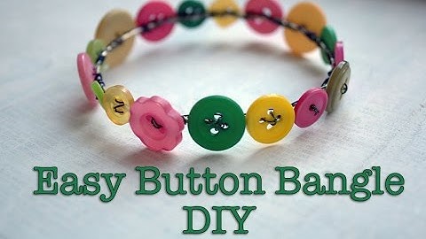 Easy Button Bangle DIY