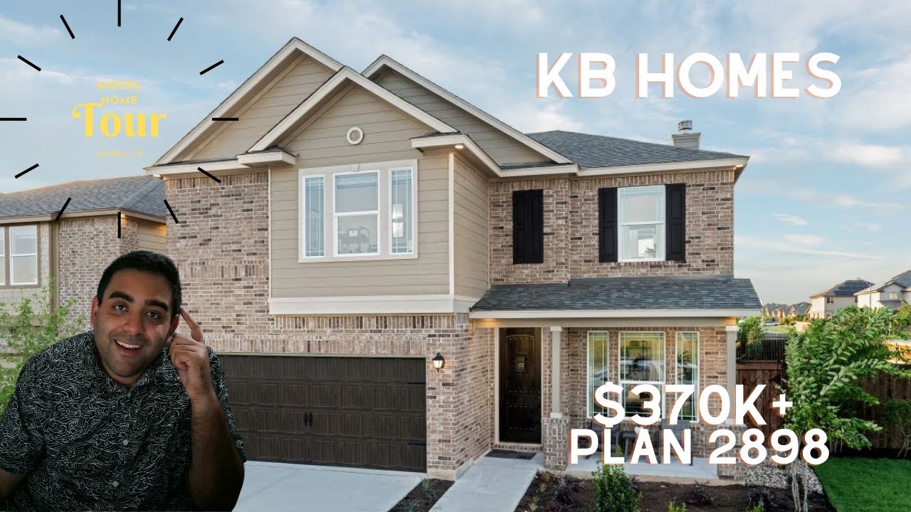 Kb Homes Austin Area Two Story Home