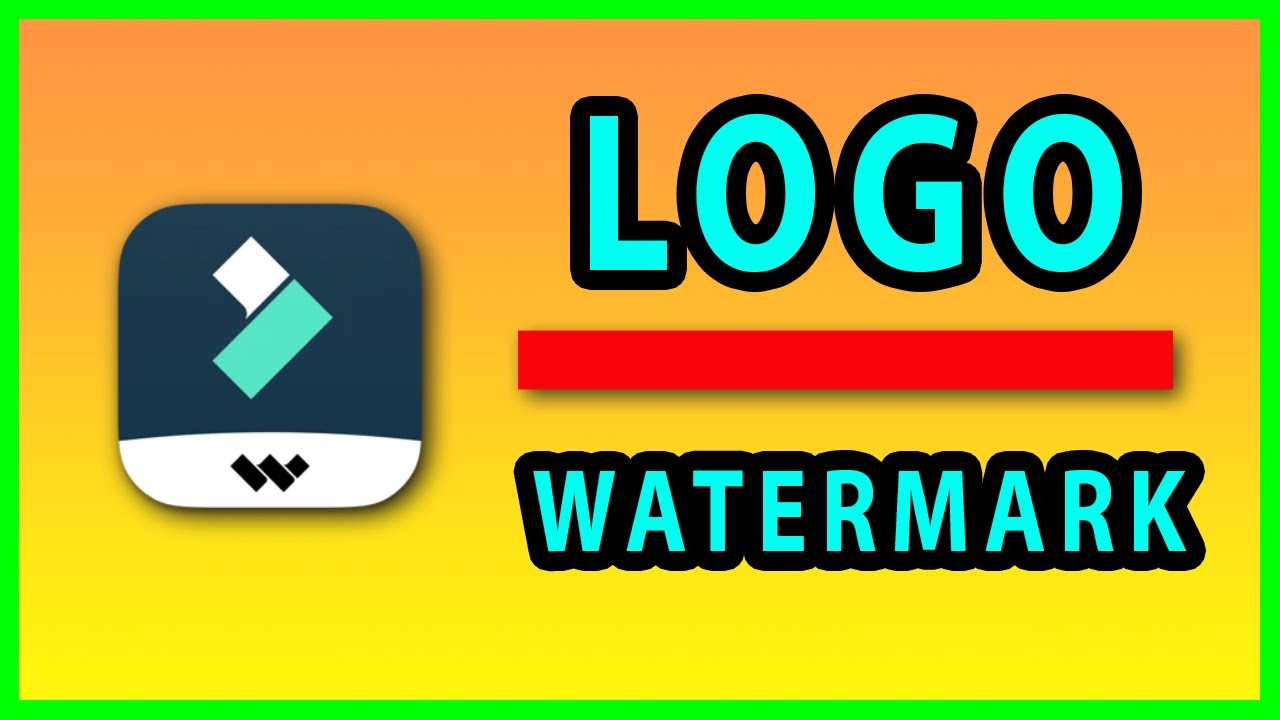 How to add a Watermark or a Logo in with Transparency Filmora X (2022 ...