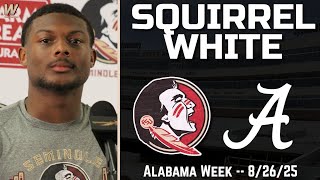 Squirrel White FSU Alabama 2025 Interview 8-26-25 | FSU Football | Florida State Football | Warchant