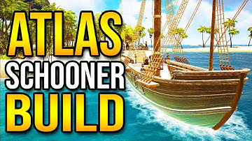 Atlas MMO The Battle Schooner 3.0 Build (Official Atlas PvP)