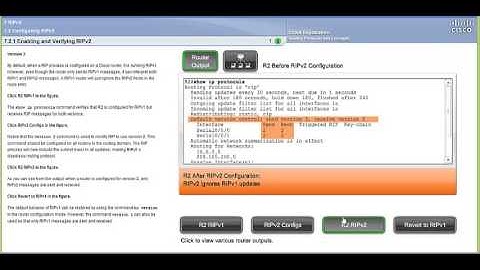 Routing Protocols and Concepts   RIPv2