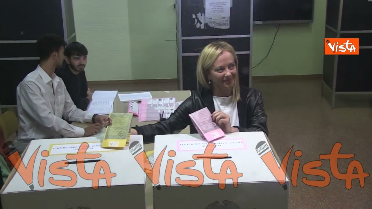Elezioni 2022, Giorgia Meloni vota la sera per evitare la ressa al suo seggio