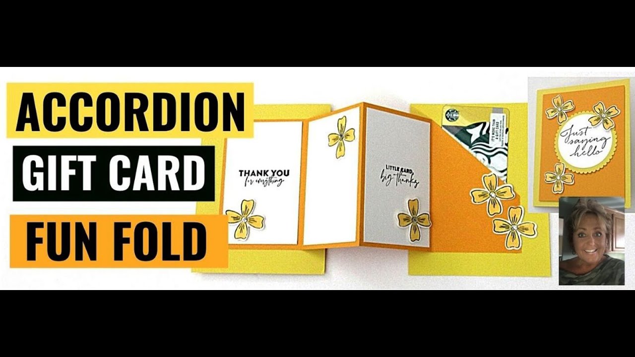 The Most Fabulous Accordion Fun Fold/Gift Card Holder YouTube