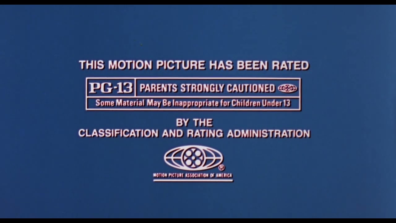 From New Line Cinema/MPAA Rating Card (PG13, 1986) YouTube