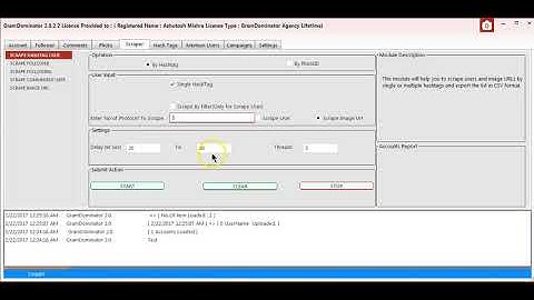 Scrape hashtag user using Hashtag