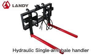 Hydraulic Single arm bale handler