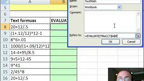 Trick 37  Evalualte Text Math VBA  Excel 4 Macro Function  MoreFunc add in