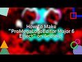 How to make promegalogoeditor major 6 effect on android