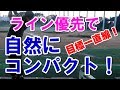 ゴルフ アイアンの練習はライン集中でコンパクトスイングを身に着けよう！