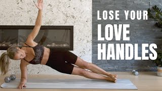 LOVE HANDLES // Oblique Workout (With Weights)